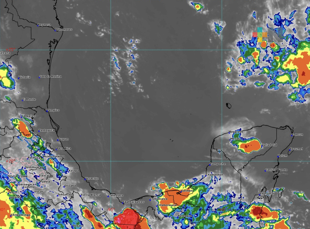 Este miércoles se prevén lluvias intensas en Colima, Guerrero, Jalisco, Michoacán, Nayarit y Oaxaca